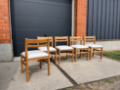 Picture of Set of 5 vintage Belgian chairs