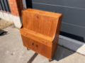 Picture of Scandinavian teak veneer secretary desk
