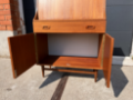 Picture of Scandinavian teak veneer secretary desk
