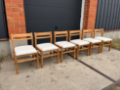 Picture of Set of 6 vintage Belgian chairs