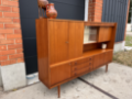 Picture of Scandinavian highboard with glass display & bar