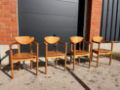 Picture of Set of four solid pine chairs