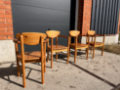 Picture of Set of four solid pine chairs