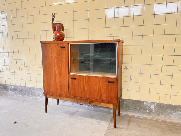 Picture of Belgian teak bar cabinet