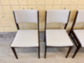 Picture of Set of six Belgian wooden dining chairs