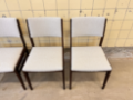 Picture of Set of six Belgian wooden dining chairs