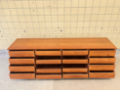 Picture of Teak veneer lowboard