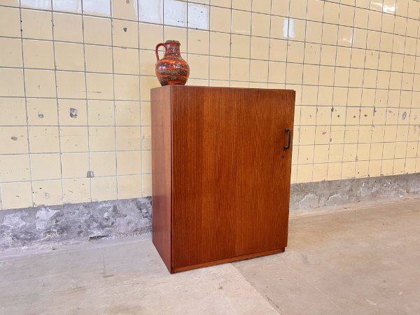 Picture of Teak veneer storage cabinet