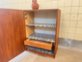 Picture of Teak veneer storage cabinet