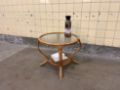 Picture of Rattan coffee table with cathedral glass by Rohé Noordwolde