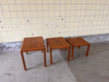 Picture of Set of Three Danish Nesting Tables in Teak