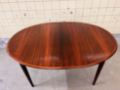 Picture of Oval Extendable Dining Table in Rosewood