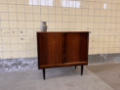 Picture of Vintage Rosewood Cabinet with Sliding Doors
