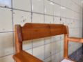 Picture of Set of Six Brutalist Dining Chairs in Pine