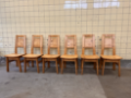 Picture of Set of Six Vintage Pine Chairs by Tapiovaara