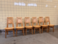 Picture of Set of Six Vintage Pine Chairs by Tapiovaara