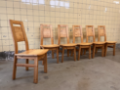 Picture of Set of Six Vintage Pine Chairs by Tapiovaara