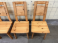 Picture of Set of Six Vintage Pine Chairs by Tapiovaara