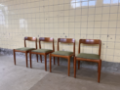 Picture of Set of Four Vintage Solid Teak Dining Chairs