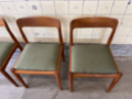 Picture of Set of Four Vintage Solid Teak Dining Chairs