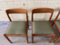 Picture of Set of Four Vintage Solid Teak Dining Chairs