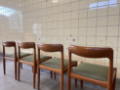 Picture of Set of Four Vintage Solid Teak Dining Chairs