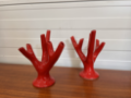 Picture of Set of Two Vintage “Alberello” Coral Vases