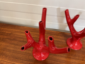 Picture of Set of Two Vintage “Alberello” Coral Vases