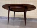 Picture of Vintage Extendable Round Teak Dining Table